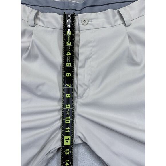 Nike Golf Tour Dry Fit-Men’s size 36-cream color-Pleated Front-Good Condition - Picture 4 of 10